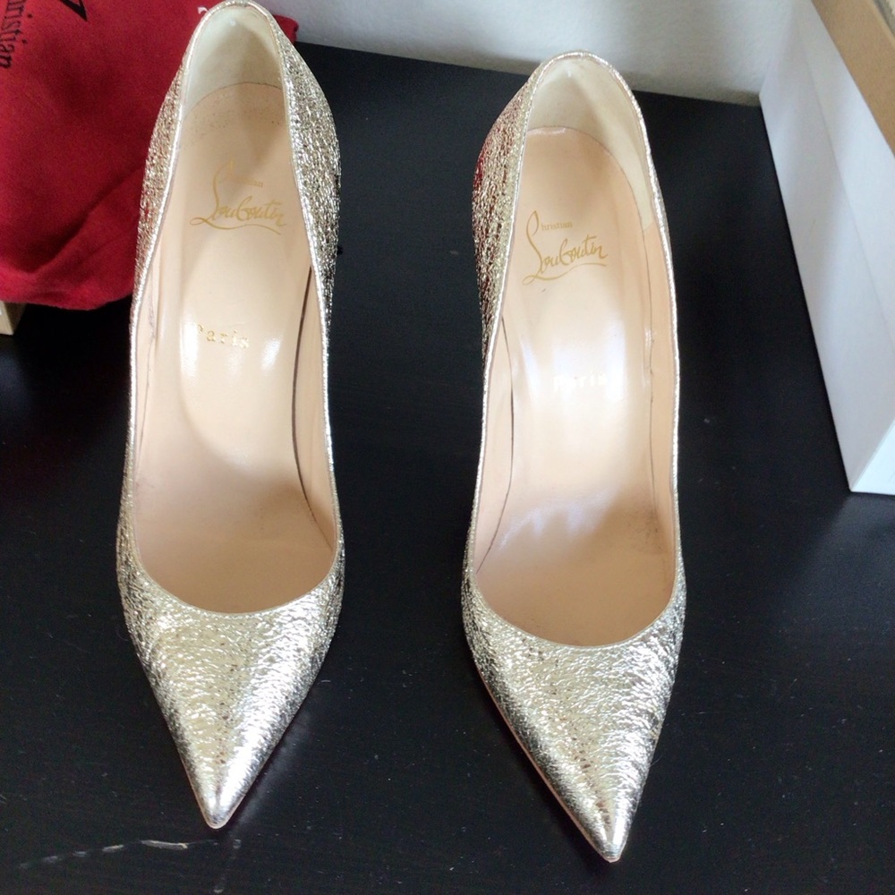 Christian Louboutin Gold Pump